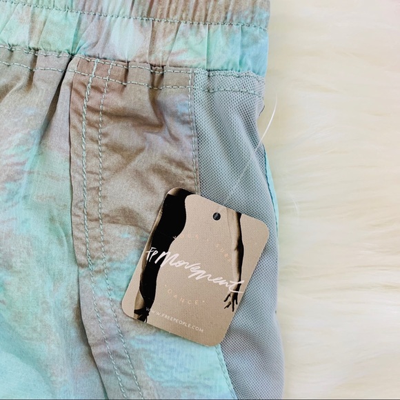 Free People Movement Tie Dye Shorts S Blue - Picture 3 of 11